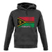 Vanuatu Barcode Style Flag unisex hoodie