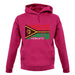 Vanuatu Barcode Style Flag unisex hoodie