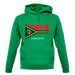 Vanuatu Barcode Style Flag unisex hoodie