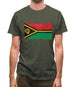 Vanuatu Grunge Style Flag Mens T-Shirt