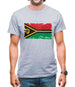 Vanuatu Grunge Style Flag Mens T-Shirt