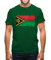 Vanuatu Grunge Style Flag Mens T-Shirt