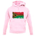 Vanuatu Grunge Style Flag unisex hoodie