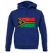 Vanuatu Grunge Style Flag unisex hoodie