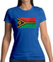 Vanuatu Grunge Style Flag Womens T-Shirt