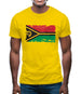 Vanuatu Grunge Style Flag Mens T-Shirt