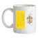 Vatican City Grunge Style Flag Ceramic Mug