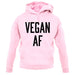 Vegan Af unisex hoodie