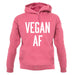 Vegan Af unisex hoodie
