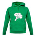 Butcher Broccoli Diagram unisex hoodie