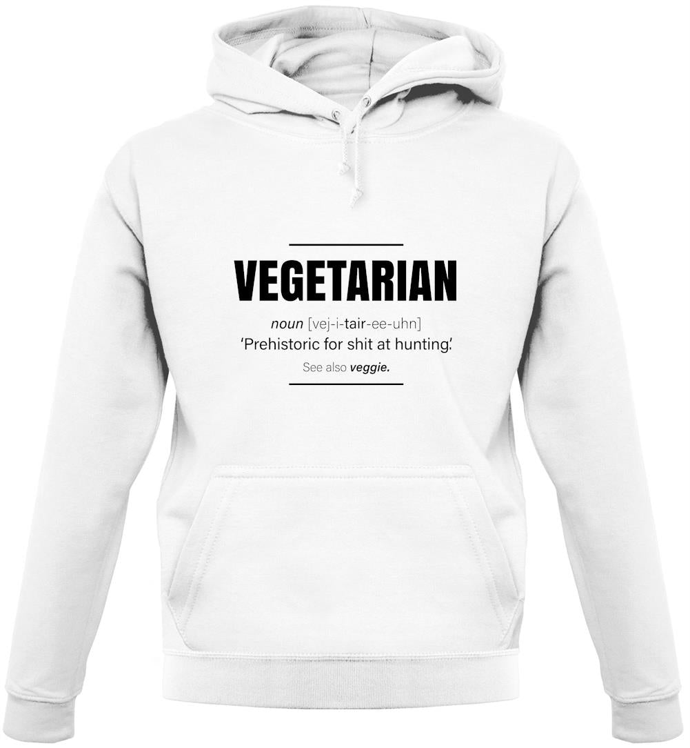 Vegetarian Definition Unisex Hoodie