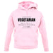 Vegetarian Definition Unisex Hoodie