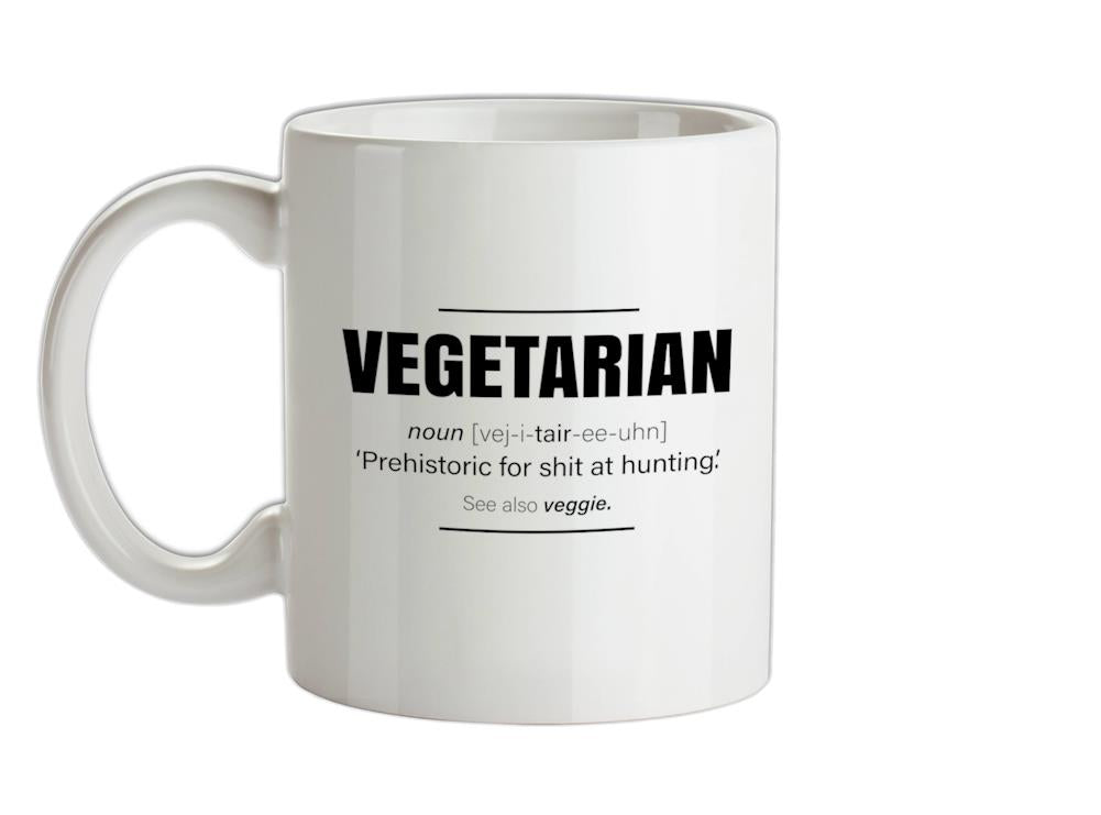 Vegetarian Definition Ceramic Mug