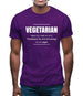 Vegetarian Definition Mens T-Shirt