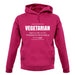 Vegetarian Definition Unisex Hoodie