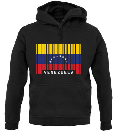 Venezuela Barcode Style Flag unisex hoodie