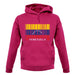 Venezuela Barcode Style Flag unisex hoodie