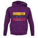 Venezuela Barcode Style Flag unisex hoodie