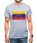 Venezuela Grunge Style Flag Mens T-Shirt