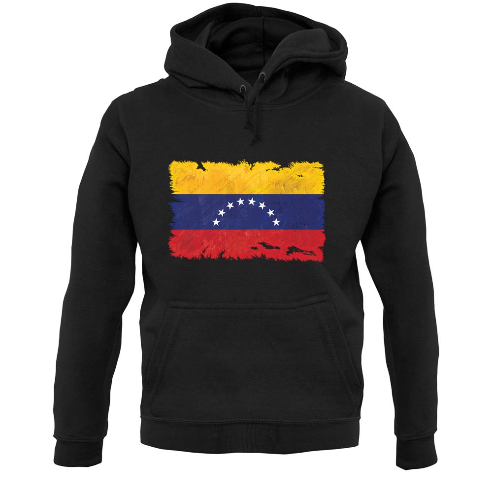 Venezuela Grunge Style Flag Unisex Hoodie
