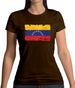 Venezuela Grunge Style Flag Womens T-Shirt