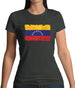Venezuela Grunge Style Flag Womens T-Shirt