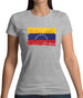 Venezuela Grunge Style Flag Womens T-Shirt