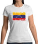 Venezuela Grunge Style Flag Womens T-Shirt