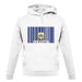Vermont Barcode Style Flag unisex hoodie