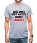 Video Games Don't Make Us Violent Mens T-Shirt