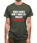 Video Games Don't Make Us Violent Mens T-Shirt