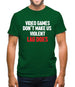 Video Games Don't Make Us Violent Mens T-Shirt