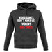 Video Games Don't Make Us Violent Unisex Hoodie