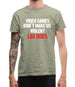 Video Games Don't Make Us Violent Mens T-Shirt