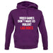 Video Games Don't Make Us Violent Unisex Hoodie