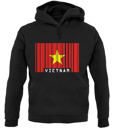 Vietnam Barcode Style Flag unisex hoodie