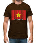 Vietnam Barcode Style Flag Mens T-Shirt