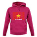 Vietnam Barcode Style Flag unisex hoodie