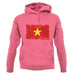 Vietnam Grunge Style Flag unisex hoodie