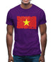 Vietnam Grunge Style Flag Mens T-Shirt