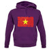Vietnam Grunge Style Flag unisex hoodie