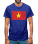 Vietnam Grunge Style Flag Mens T-Shirt