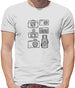 Dressdown Vintage Cameras Mens T-Shirt