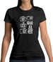 Dressdown Vintage Cameras Womens T-Shirt