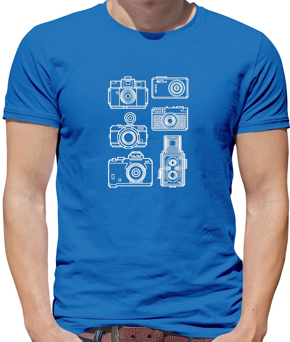 Vintage Cameras Mens T-Shirt