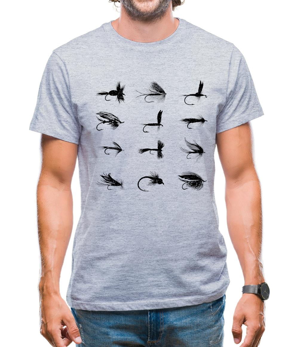 Fly Fishing Flies Mens T-Shirt
