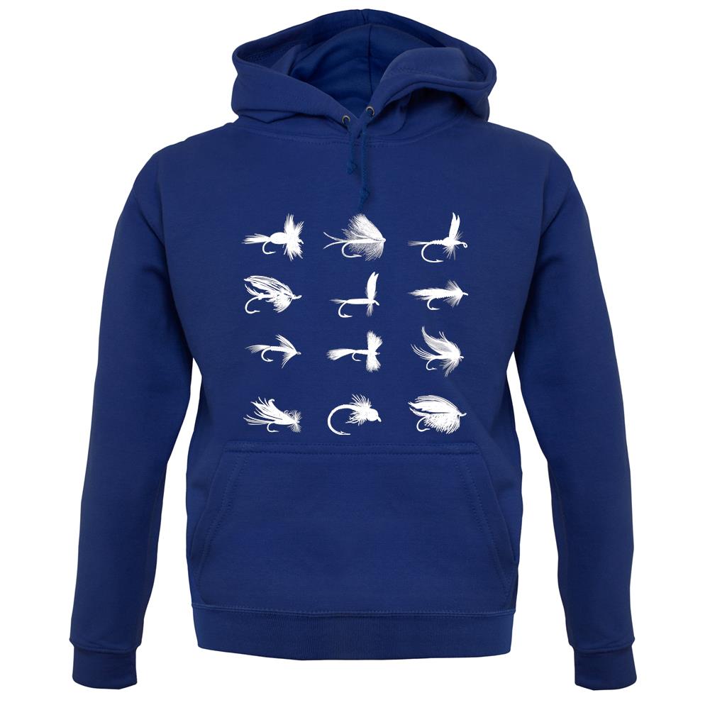Fly Fishing Flies Unisex Hoodie