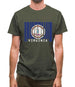 Virginia Barcode Style Flag Mens T-Shirt