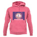 Virginia Barcode Style Flag unisex hoodie