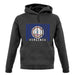 Virginia Barcode Style Flag unisex hoodie